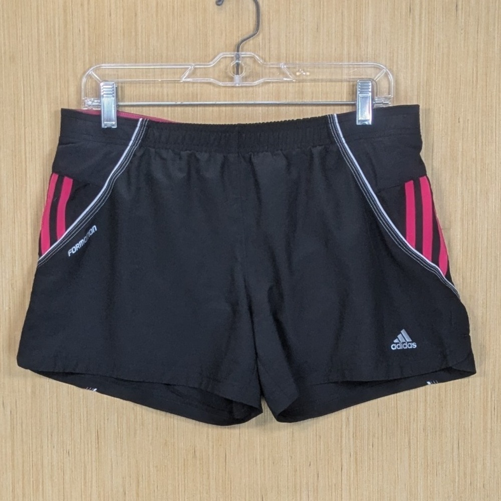 Adidas Formotion Women's Black Pink Running Athletic Shorts Medium‎ Activewear